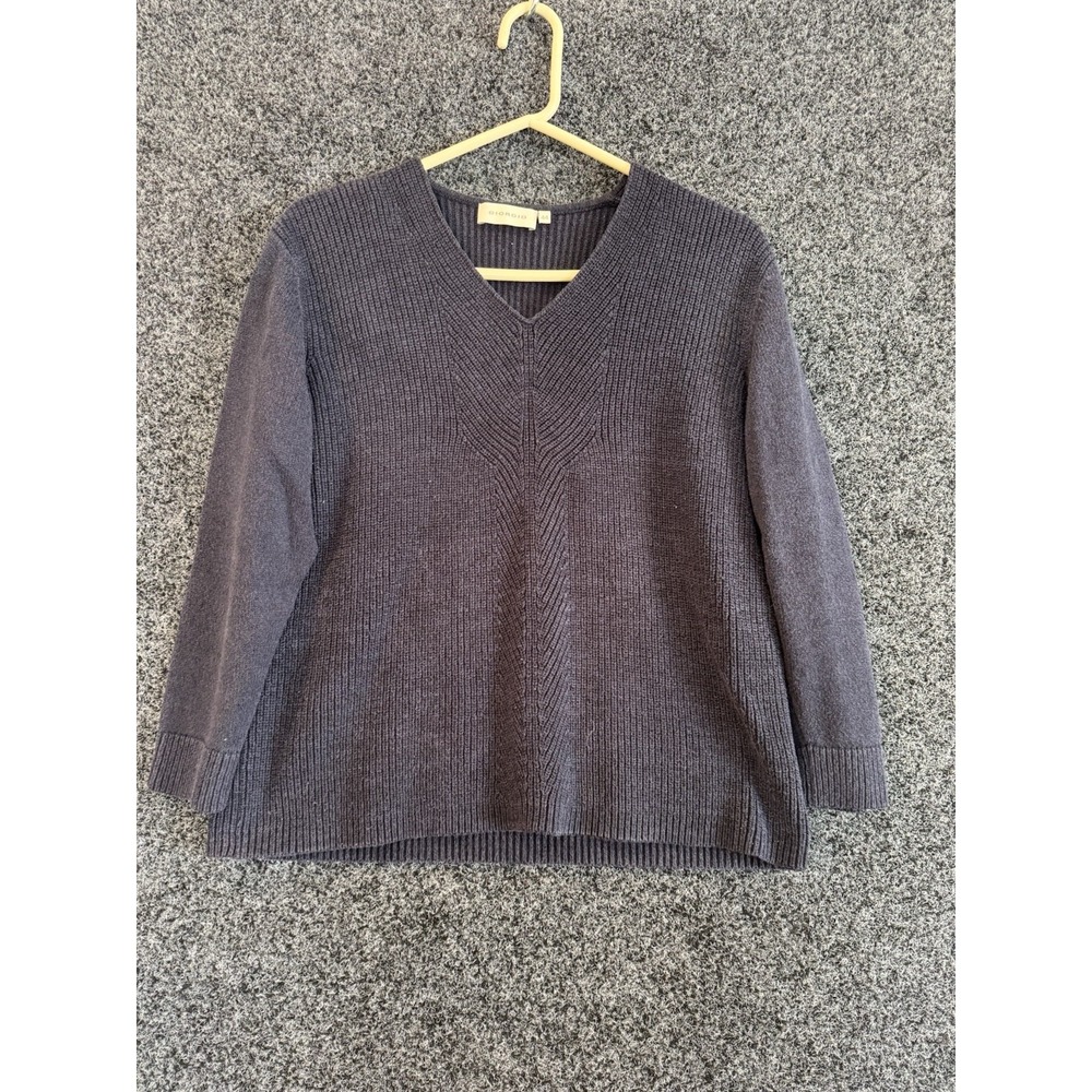 Giorgio V Neck Sweater Baumwolle Fabric Mix‎ Size 44